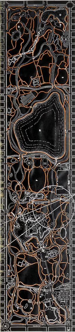 the map of the installation